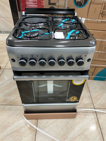 VON Cooker 3 Gas + 1 Electric - VAC5FE31US Silver