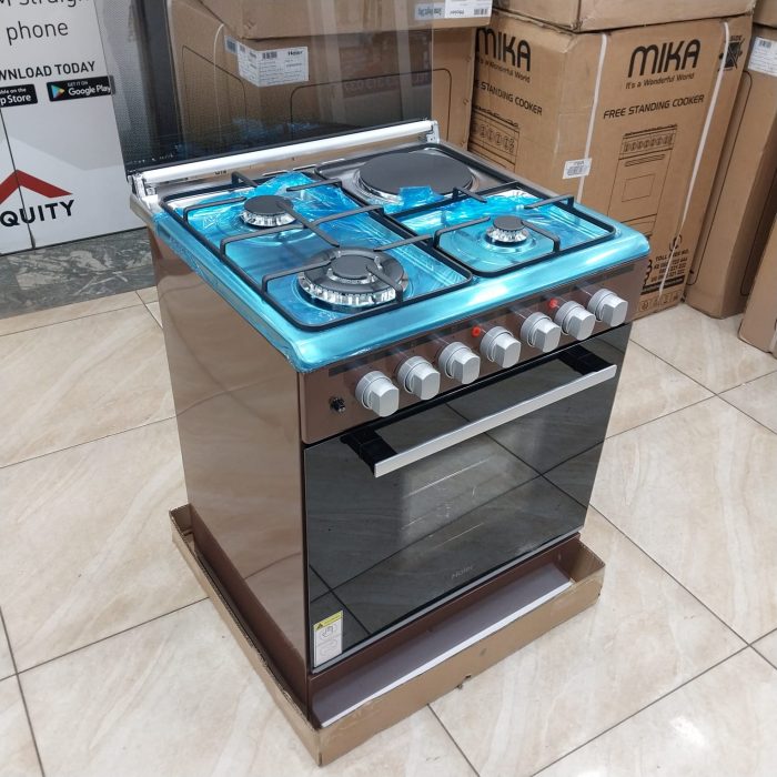 Haier 3 Gas + 1 Electric 60X60 Cooker with Electric Oven – HCR2031EED1