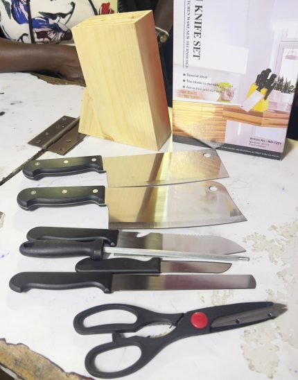 7 Pieces Kitchen Block knives Set